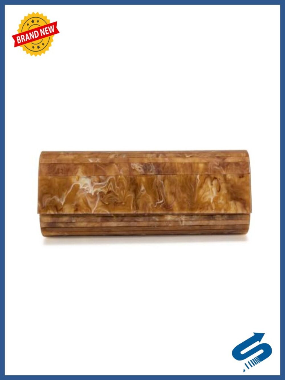 Acrylic Evening Clutch with Detachable Chain Strap for Wedding Party